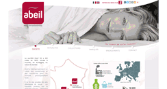 Desktop Screenshot of abeil.fr